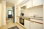 Blick von der Küche zum Eingangsbereich - Wohnung 13-4 - Top-Hundeurlaub