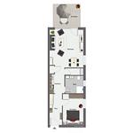Grundriss - Wohnung 13-4 - Top-Hundeurlaub