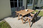 Terrasse - Poeler Strandfloh - Top-Hundeurlaub