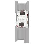 Grundriss 2. Obergeschoss - Wohnung 15-5 - Top-Hundeurlaub