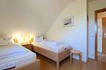 Schlafzimmer - Meeresgruss Seestern (oben rechts) - Top-Hundeurlaub
