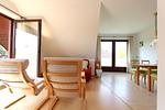 Wohnzimmer - Meeresgruss Seehase ( oben links ) - Top-Hundeurlaub