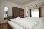 Schlafzimmer - FeWo 01: Terrasse und Gartennutzung, Sauna- u. Schwimmbadnutzung - Top-Hundeurlaub