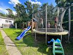 Spielanlage - FeWo 01: Terrasse und Gartennutzung, Sauna- u. Schwimmbadnutzung - Top-Hundeurlaub