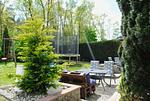 Terrasse - FeWo 02: Terrasse und Gartennutzung, Sauna- u. Schwimmbadnutzung - Top-Hundeurlaub