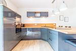 Küche mit Backofen und Spülmaschine - Wohnung 03 - Top-Hundeurlaub