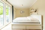 zweites Schlafzimmer mit Doppelbett - Wohnung 01 - Top-Hundeurlaub