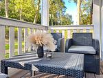 1. Balkon mit Sitzecke - Wohnung 01 - Top-Hundeurlaub