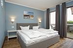 Schlafzimmer - FeWo 02: strandnah,Terrasse - Top-Hundeurlaub