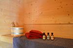 Sauna im Erdgeschoss - Allgäuglück - Feriendorf Via Claudia Haus 74 - Top-Hundeurlaub