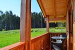 Balkon - Waldromantik - Feriendorf Via Claudia Haus 75 - Top-Hundeurlaub