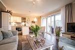 Wohnzimmer - Apartment 1.1 (Meeresrauschen) - Top-Hundeurlaub