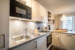 Küche / Küchenzeile - Apartment 1.1 (Meeresrauschen) - Top-Hundeurlaub