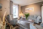 Wohnzimmer - Apartment 1.1 (Meeresrauschen) - Top-Hundeurlaub