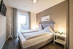Schlafzimmer - Apartment 1.1 (Meeresrauschen) - Top-Hundeurlaub