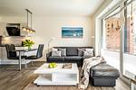 Wohnzimmer - Apartment 0.2 (Seepferdchen) - Top-Hundeurlaub