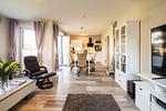 Wohnzimmer - Apartment 0.7 (See-Hund) - Top-Hundeurlaub