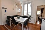 Küche / Küchenzeile - Appartement Brise1 - Top-Hundeurlaub