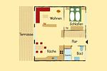 Grundriss EG - Haus Seehund, Susanne-Fischer Weg 15 - Top-Hundeurlaub