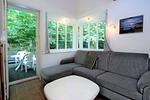 Sitzecke mit Terrasse im Grünen - Gmelinstraße 19 d - Top-Hundeurlaub