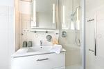 Badezimmer mit Meerblick - Königstraße 5, Whg. 5, Atlantischer Hof - Top-Hundeurlaub