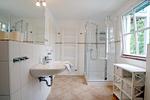 Badezimmer und Waschmaschine/Trockner - Wiesenweg 2a, Whg. 3, Ruusfeen - Top-Hundeurlaub