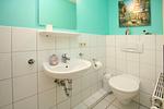 Badezimmer im Souterrain - Strandstraße 8, Whg. 12, Green Eilun - Top-Hundeurlaub