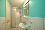 Badezimmer im Souterrain - Strandstraße 8, Whg. 12, Green Eilun - Top-Hundeurlaub