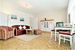 Wohn-/ Essbereich - Königstraße 5, Whg. 8, Atlantischer Hof - Top-Hundeurlaub