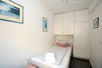 Schlafzimmer 2 mit Einzelbett - Sandwall 2, Whg. 4 - Top-Hundeurlaub