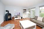 Gemütliche Sitzecke mit Kamin - Wiesenweg 4a, Whg. 2 - Top-Hundeurlaub
