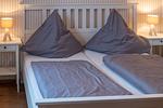 Schlafzimmer - Strandkorb - Top-Hundeurlaub