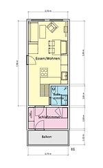 Grundriss - Maison Nº 1 - Top-Hundeurlaub