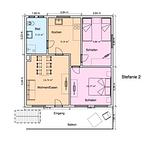 Grundriss - Villa Stefanie 2 - Top-Hundeurlaub