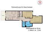 Grundriss - Haus Insulaner Whg.3 - Top-Hundeurlaub
