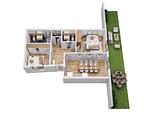 Grundriss - Ferienwohnung 304 - Top-Hundeurlaub