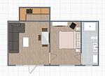 Grundriss - FeWo 52 - Top-Hundeurlaub