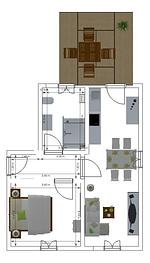 Grundriss - FeWo 2 - Top-Hundeurlaub