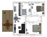 Grundriss - FeWo 3 - Top-Hundeurlaub