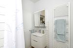 Badezimmer - Ferienhaus Küstenglück Frieda - Top-Hundeurlaub