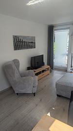 Wohnzimmer - Ferienwohnung Caroline - Top-Hundeurlaub