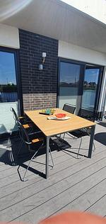 Terrasse - Ferienhaus Seeperle Smuk - Top-Hundeurlaub