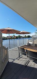 Terrasse - Ferienhaus Seeperle Smuk - Top-Hundeurlaub