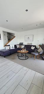 Wohnzimmer - Ferienhaus Seeperle Smuk - Top-Hundeurlaub