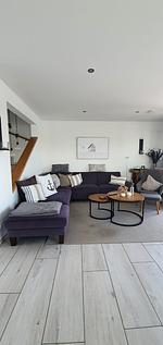 Wohnzimmer - Ferienhaus Seeperle Smuk - Top-Hundeurlaub