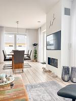 Wohnzimmer - Ferienhaus Seeperle Skartje - Top-Hundeurlaub