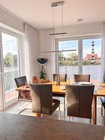 Wohnzimmer - Ferienhaus Seeperle Skartje - Top-Hundeurlaub