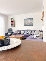 Wohnzimmer - Ferienhaus Seeperle Skartje - Top-Hundeurlaub