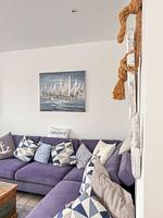 Wohnzimmer - Ferienhaus Seeperle Skartje - Top-Hundeurlaub