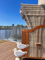 Terrasse - Ferienhaus Seeperle Traumblick 7a - Top-Hundeurlaub